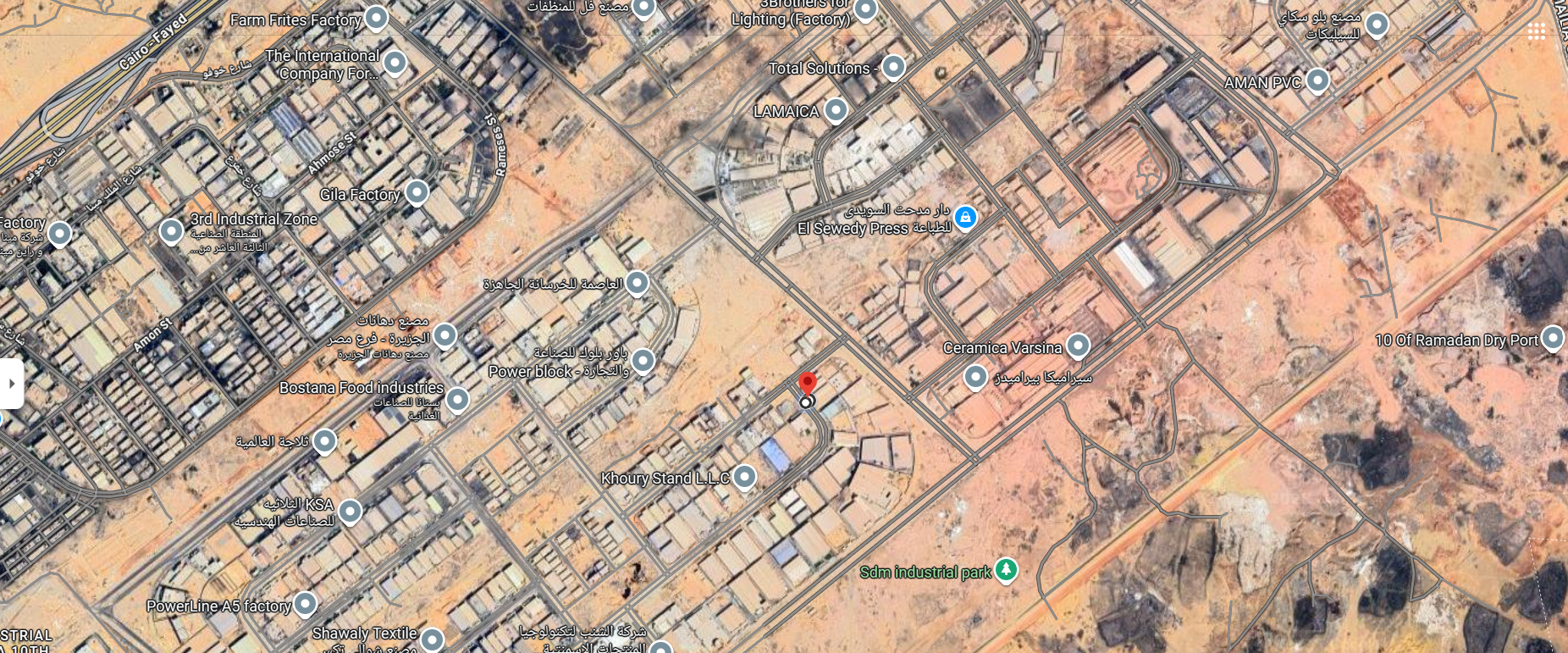 Sobek Pharma Location Map